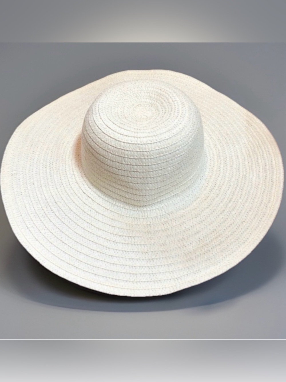 Vintage BoHo Cream Wide Brim Floppy Hat